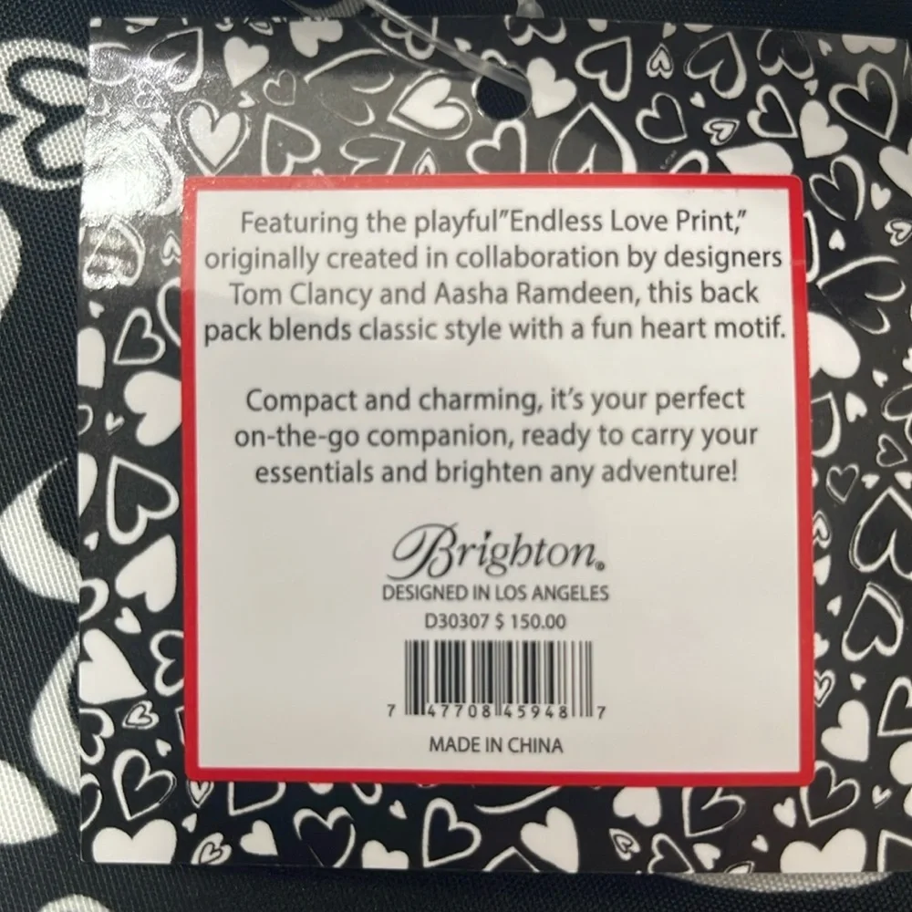 NWT Brighton “Endless Love” Backpack - Picture 7 of 7